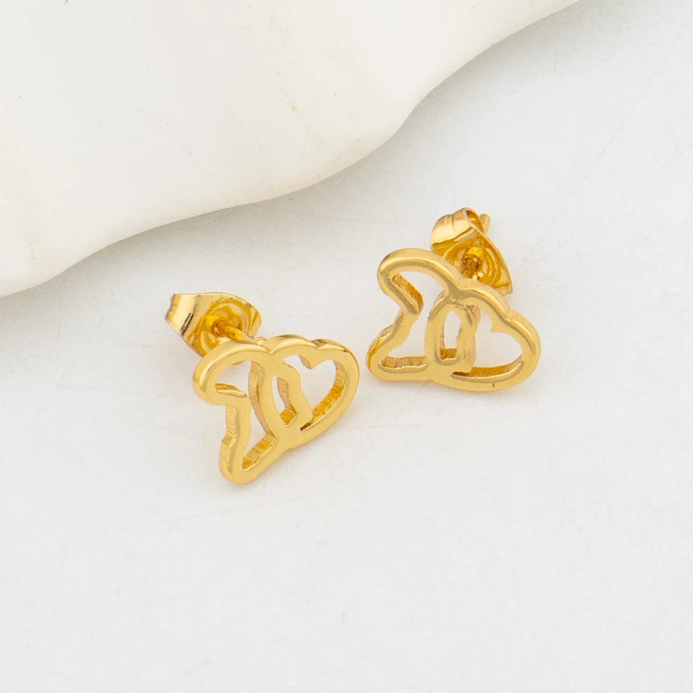 Bohemian Fashion Italian Women's Jewelry Set 18K Gold Plated