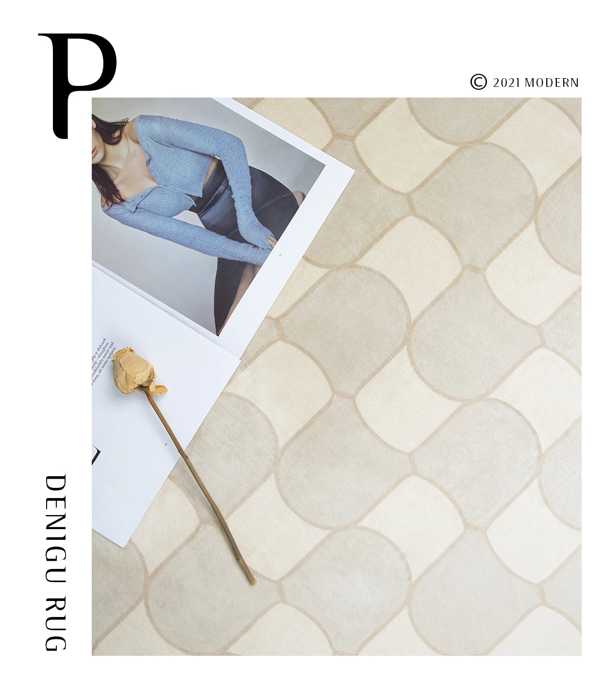 French Retro Rugs for Bedroom Checkerboard Living Room Decoration