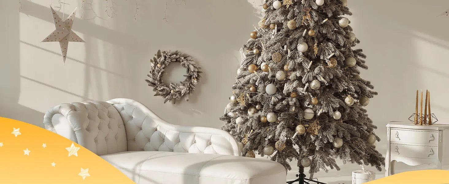 OurWarm Christmas Tree Topper Star Lighted, with Lights