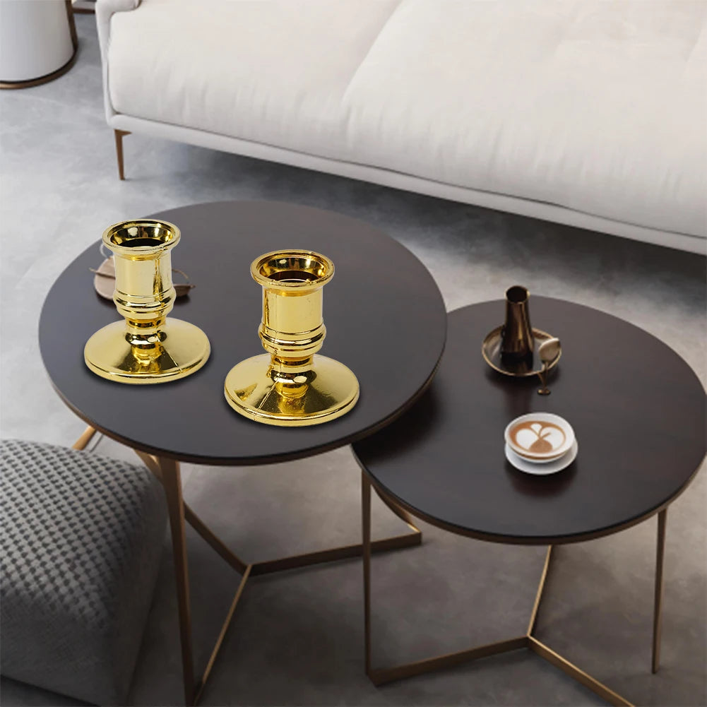 2pcs Taper Candle Holders Candlestick