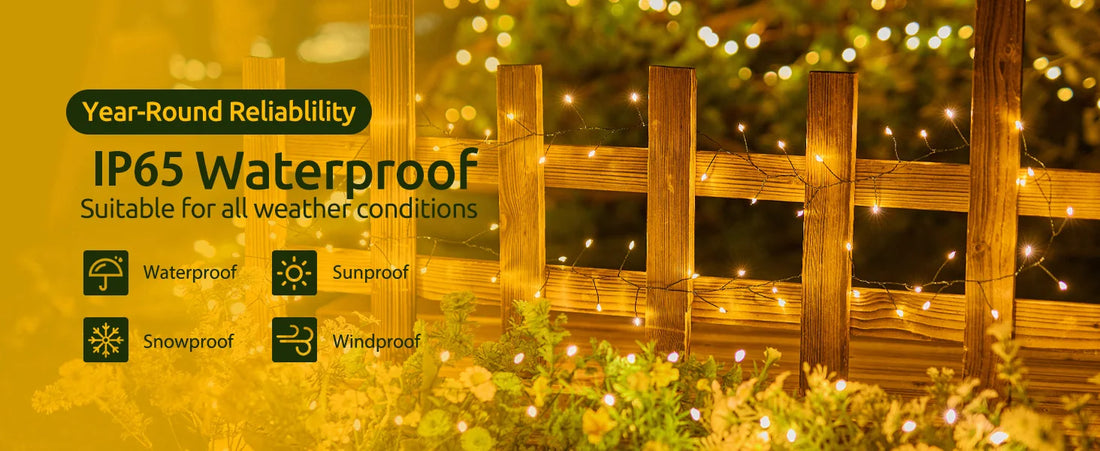 LED Firecracker String Lights 30-75M Garland Fairy Lights EU/US