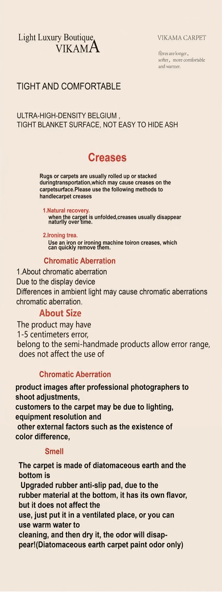 VIKAMA Gaming Under The Table Carpet