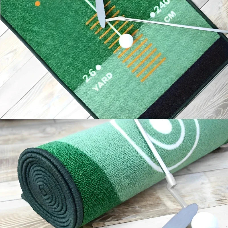 Golf Carpet Putting Mat Indoor Outdoor Training Putting Practice