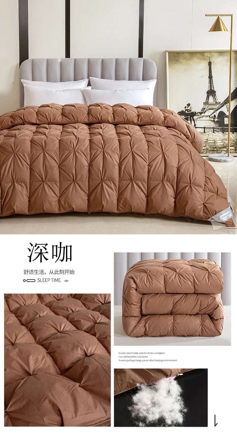 100% white goose down comforter