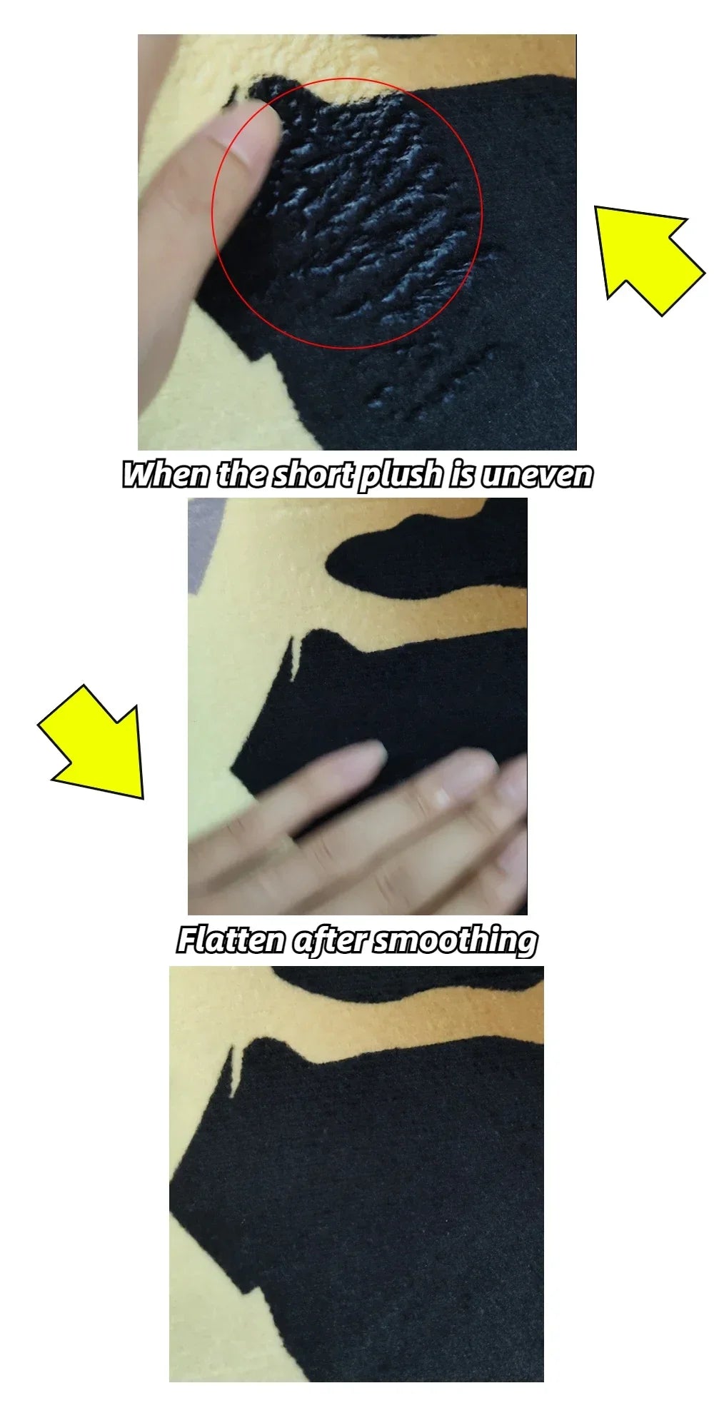 Modern Golden Luxury Carpet Large Living Room Decoration