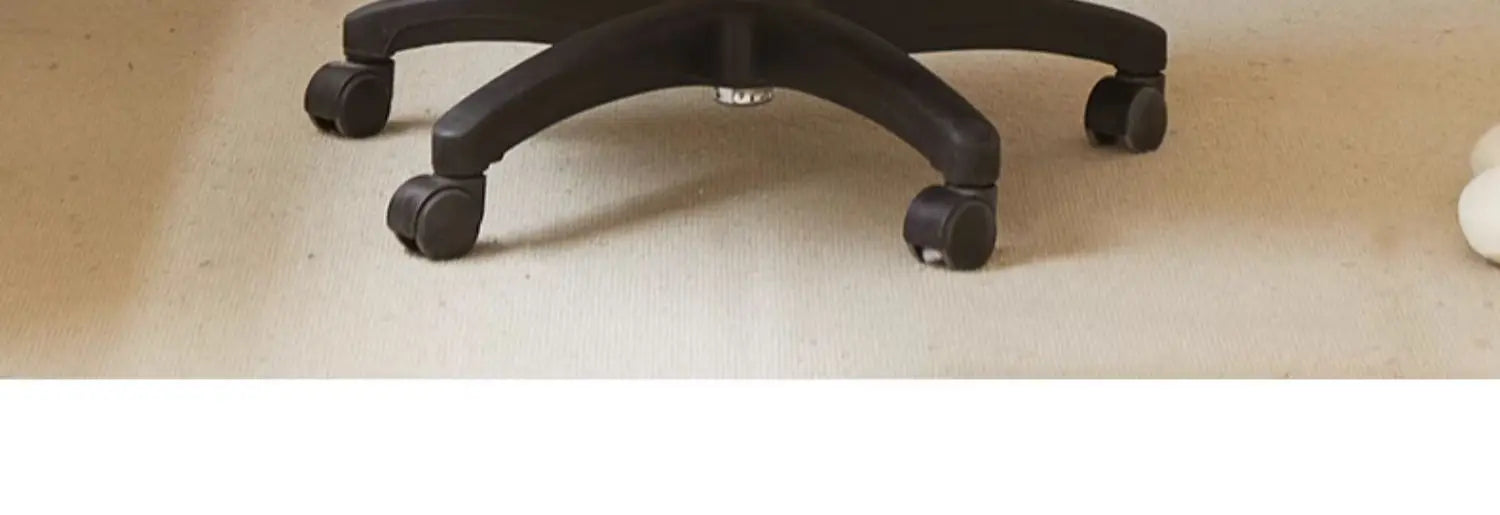 Footrest Wheels Office Chair Kids Velvet