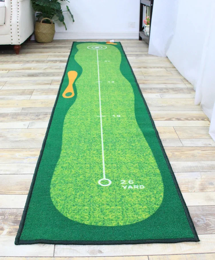 Golf Carpet Putting Mat Indoor Outdoor Training Putting Practice