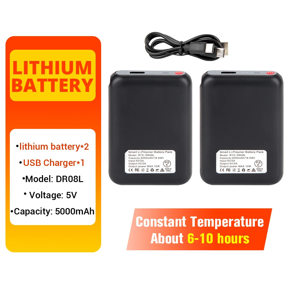 Electric Heated Gloves Winter Skiing Heated Gloves Moto Warm Waterproof