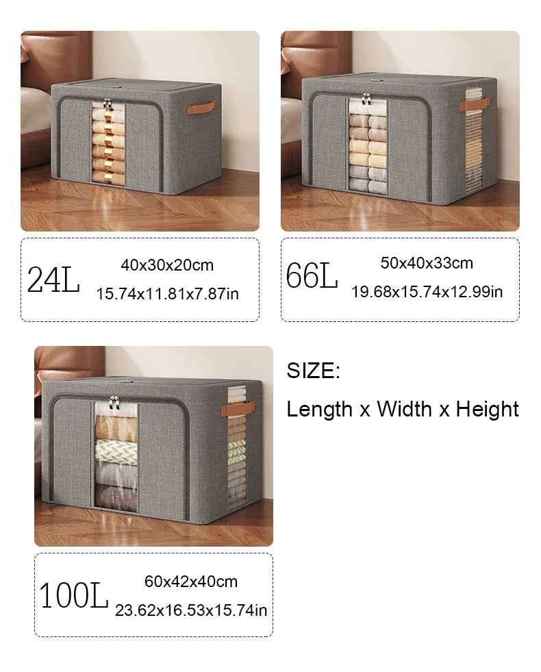 1Pc Large capacity 100L clothes basket