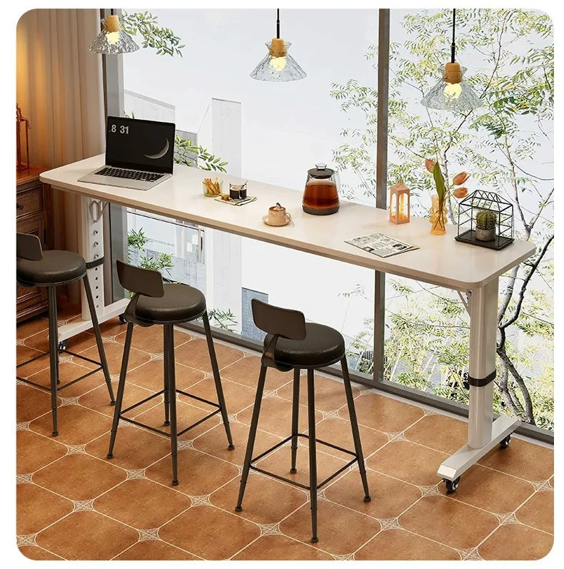 Adjustable Overbed Laptop Desk with Wheels