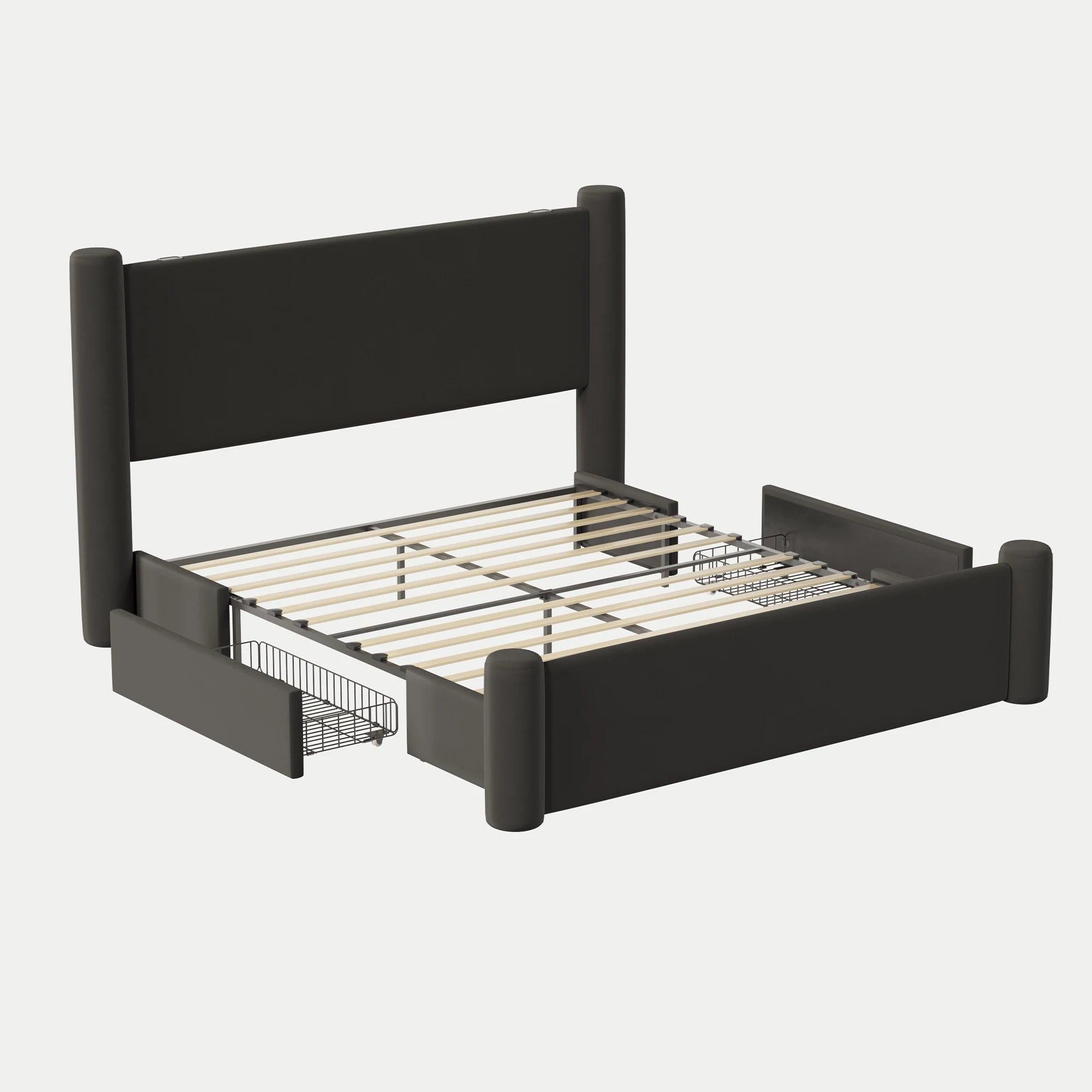 LVHOM Modern 140x200 cm Bed Frame