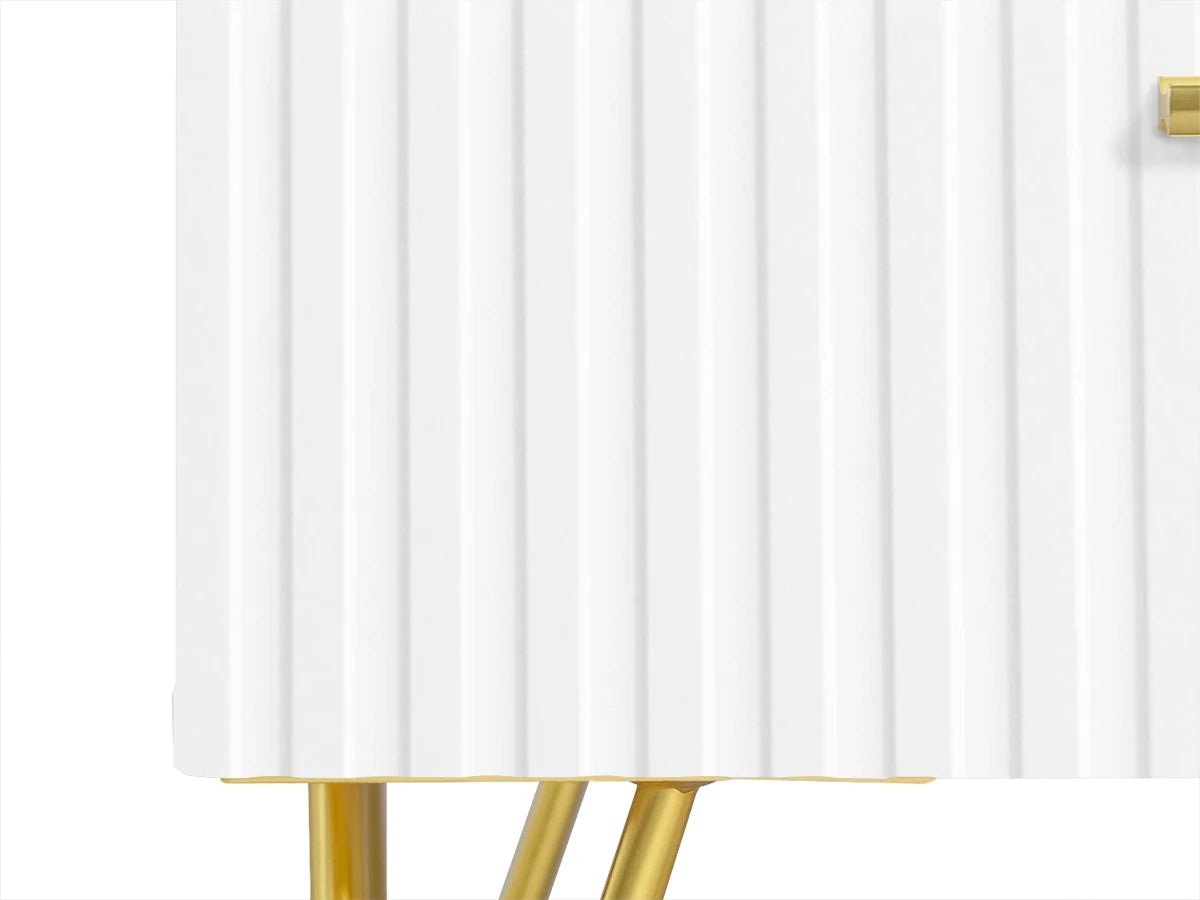 WOLTU Bedside Table Bedside Cabinet 2 Drawers Nightstand