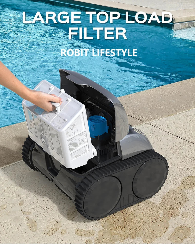 Wireless Robotic Swimming Pool Cleaner WYBOT C1 APP Control Clean Floor Wall
