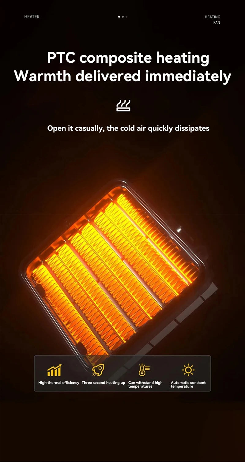 Xiaomi New Portable Heater Mini Electric Heater Plug in Wall Room Heater