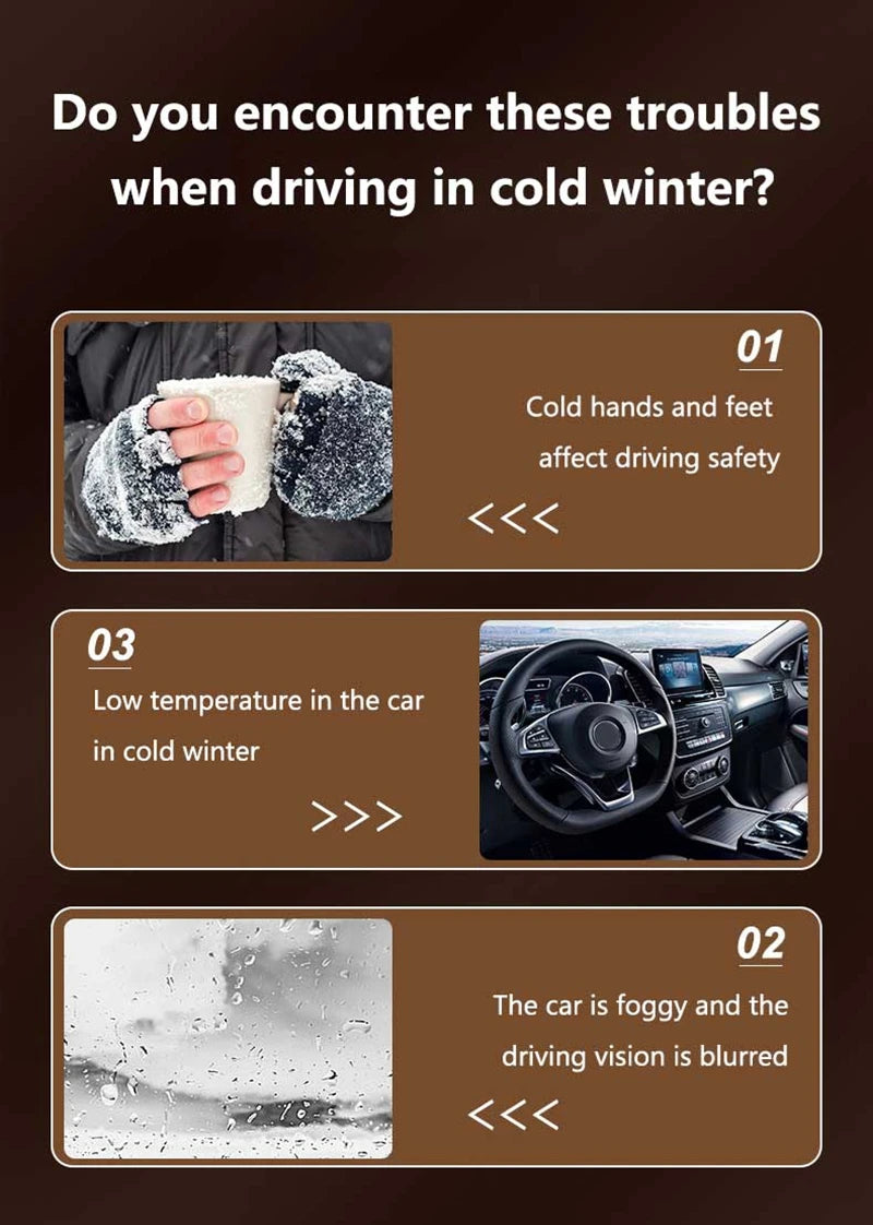 Xiaomi Car Heater 12v24v Low Power 360°Rotation