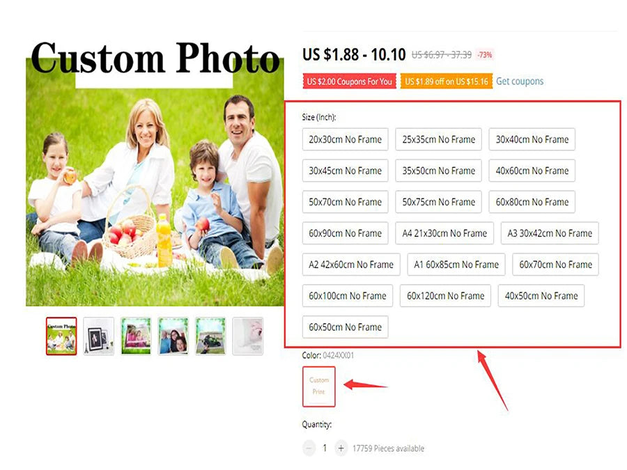 Wall Art with Your Photo Painting Decoration Picture for Living Room