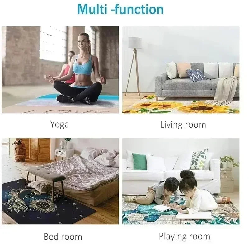 3D Game M-MINE Sandbox Carpet for Living Room Decor Bedroom