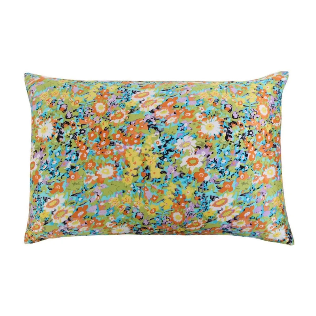 New 100% Nature Mulberry Floral Silk Pillowcase Zipper Pillow Case