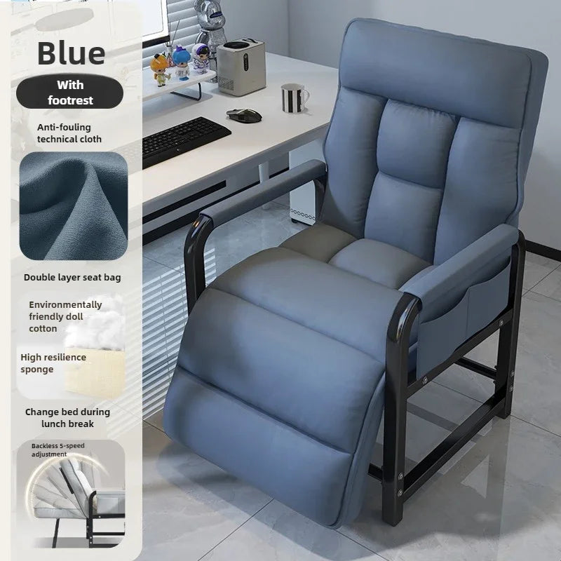 Reclining chair office lunch break folding chair