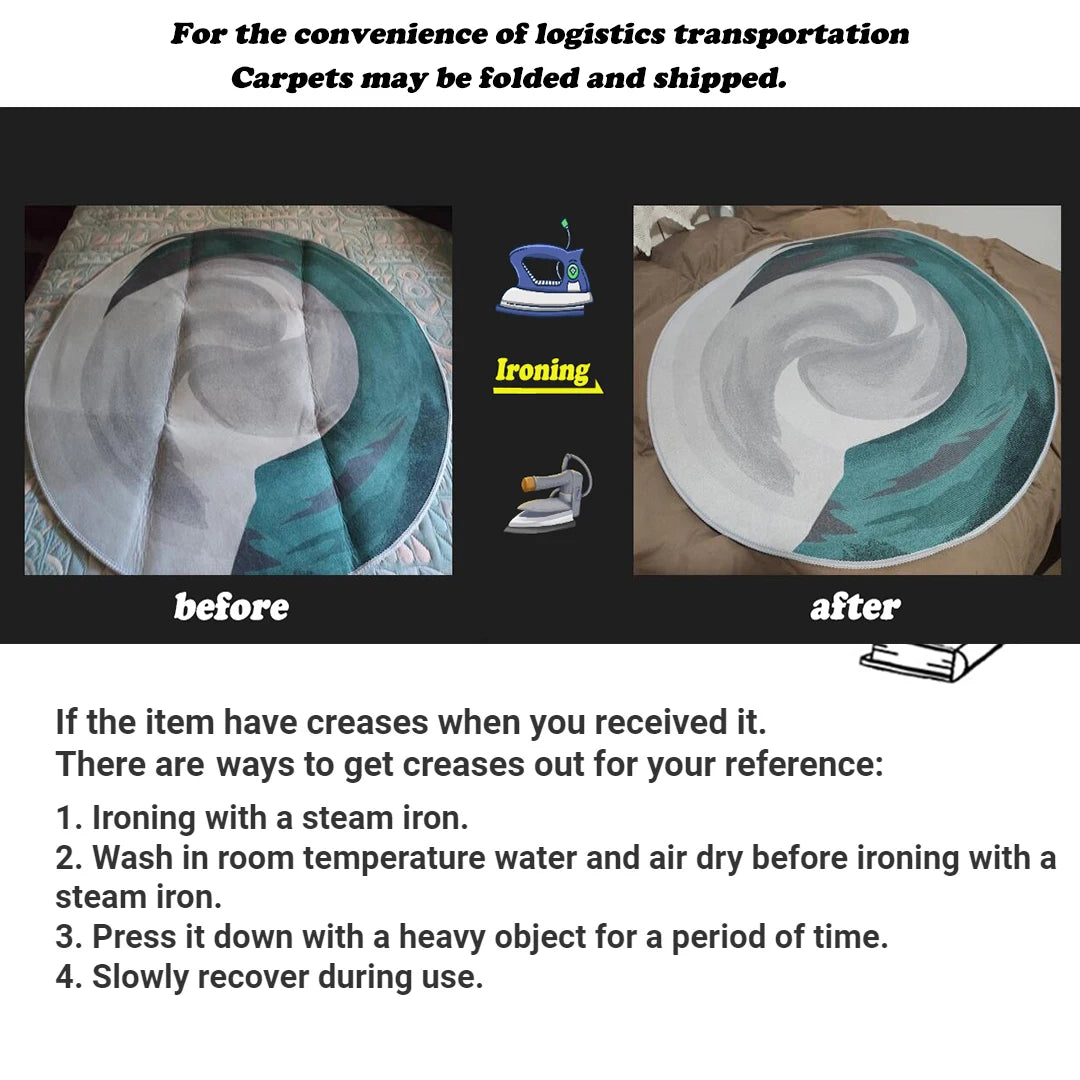 Modern Rectangular Chair Mat for Room Study Geometric