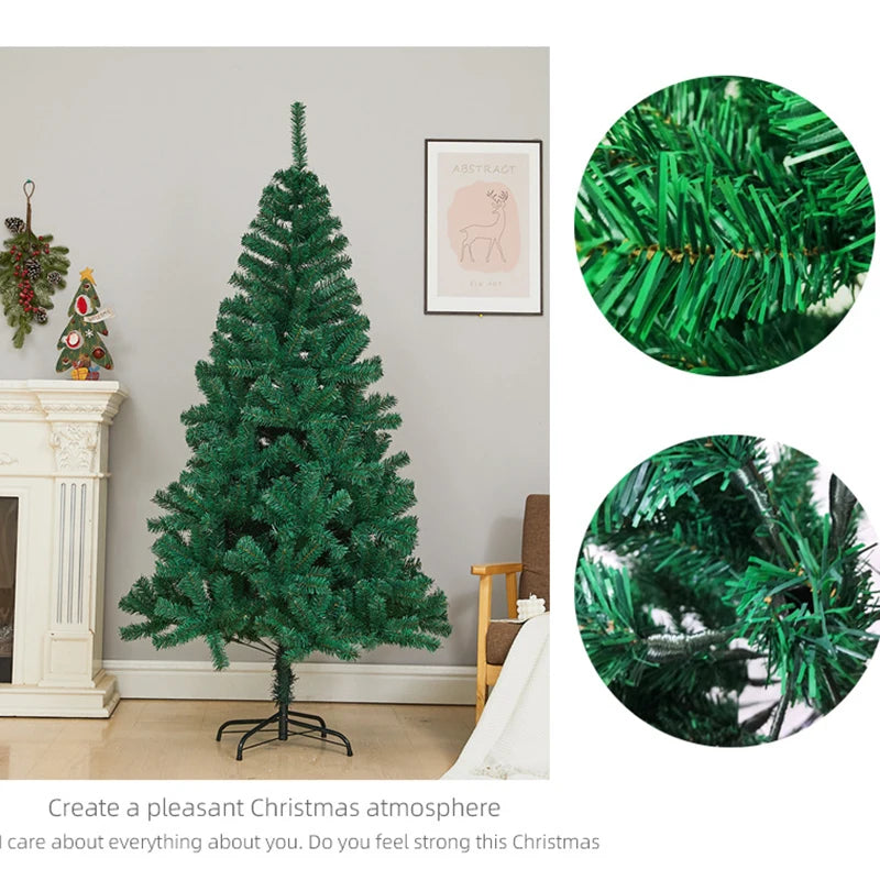 DIY Christmas Trees Set 2.1/2.4/3m Large Christmas Tree Decoration Home