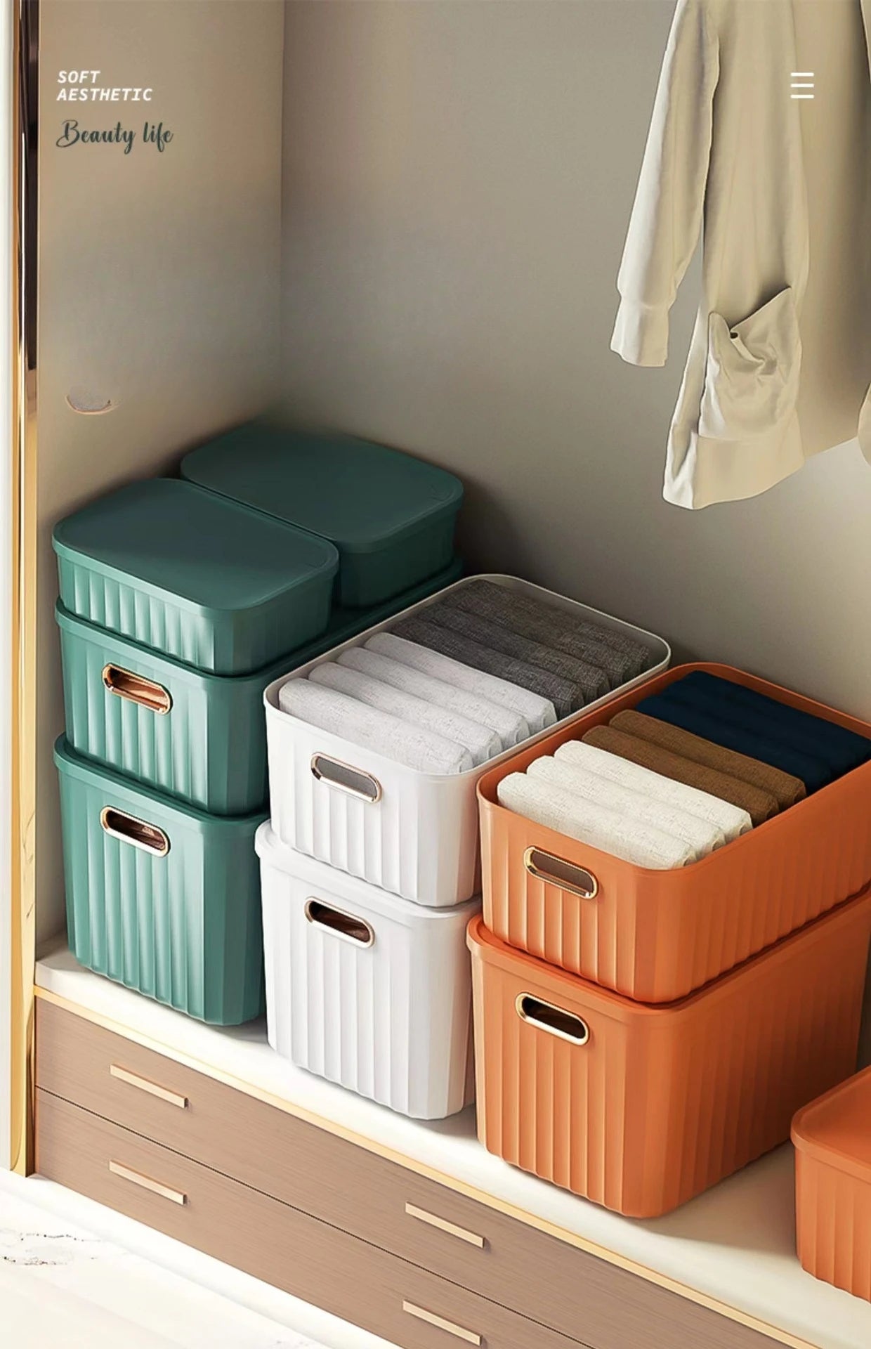 Sundries Storage Boxes with Lid Light Luxury Snacks Toys Storage