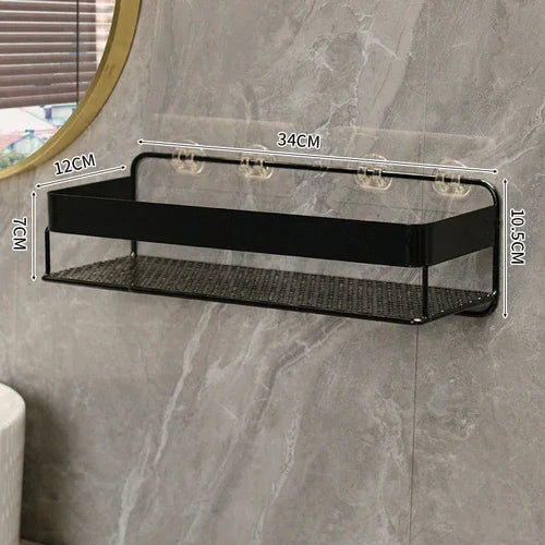 Gold storage rack bathroom storage rack wall mounted