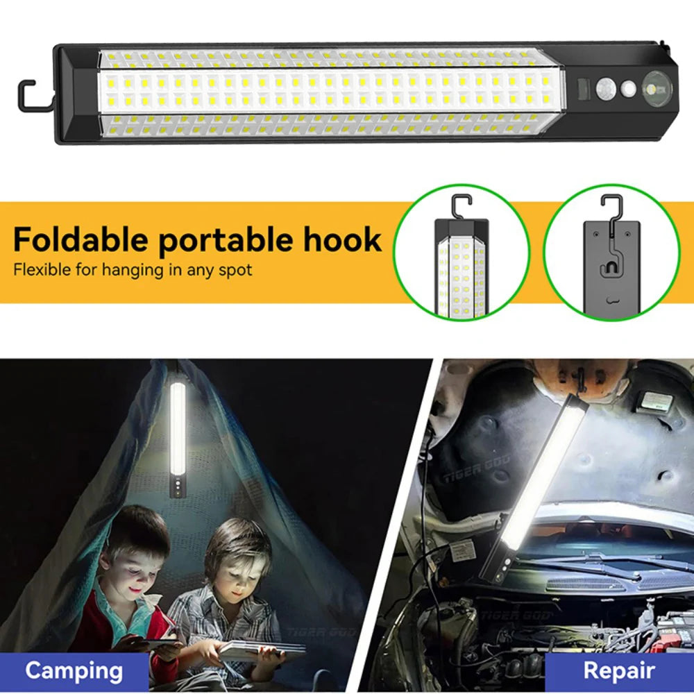 316/158 LED Solar Lamp Motion Sensor Outdoor Camping Wall Light