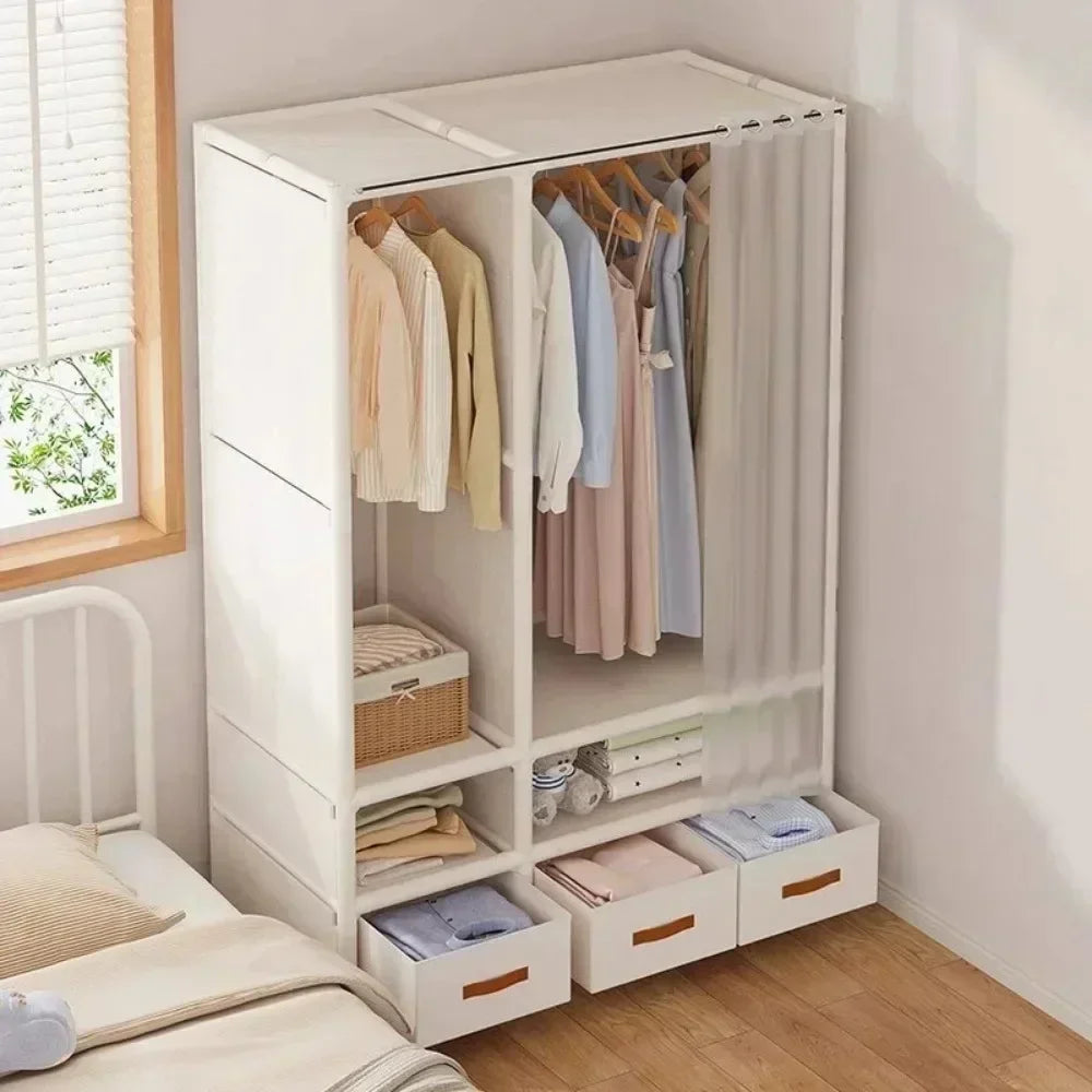 Wardrobe for HomeUse Bedroom Simple and LargeCapacityFabric Cabinet
