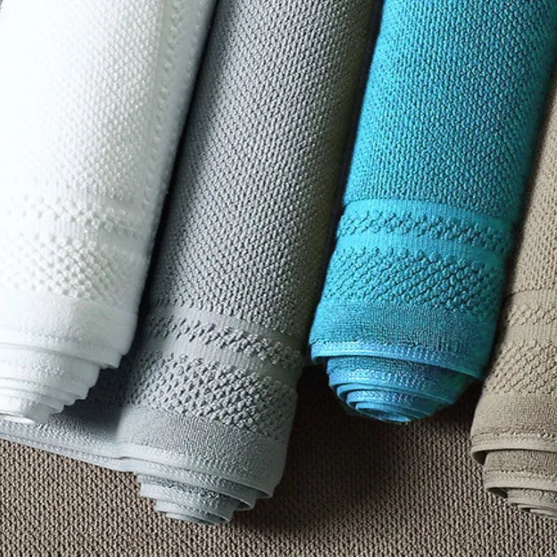 Inyahome Luxury Bath Mats Floor Towel 100% Cotton
