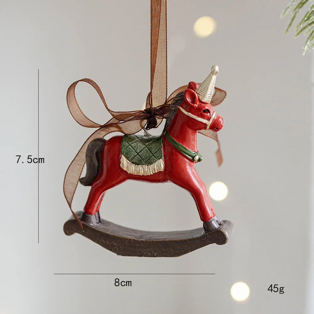 Pendants Creative Christmas Tree Toppers Fashion Santa Claus