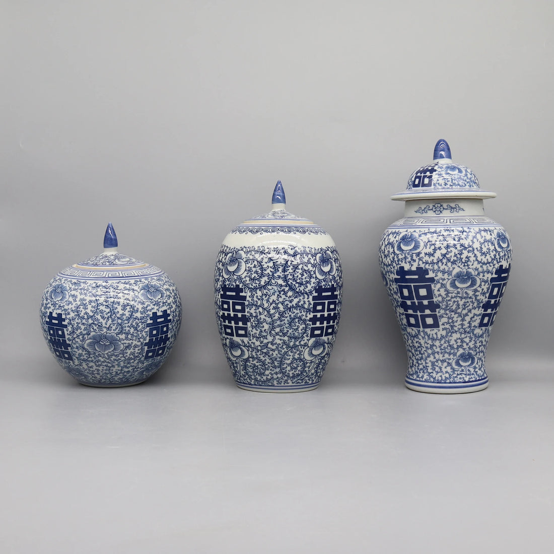 Ceramic Jar, Canister, Pot, Vase, Blue and White Ceramics, Home Decoration