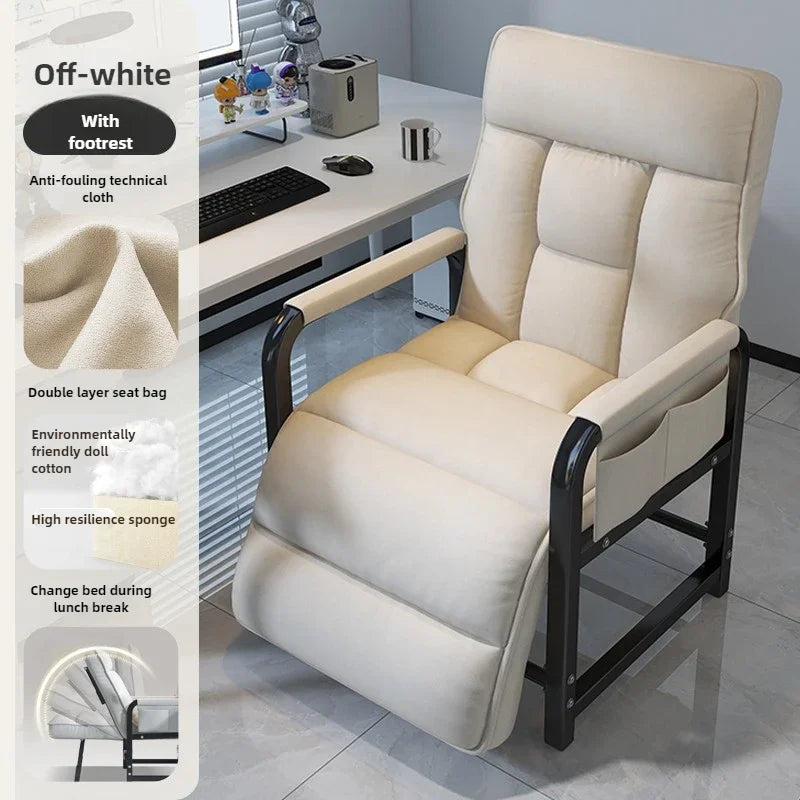 Reclining chair office lunch break folding chair