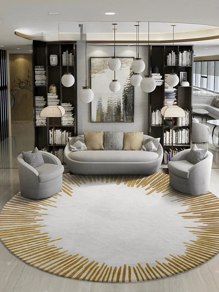 Fluffy Soft Living Room Decoration Carpet Light Luxury Rugs for Bedroom