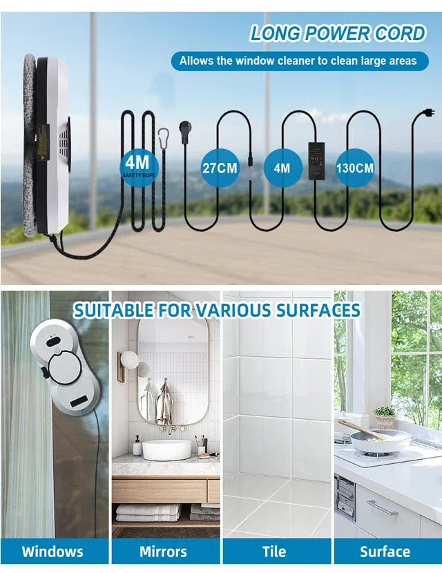 UPS System Robot Window Cleaner Vacuum Smart Home Appliance