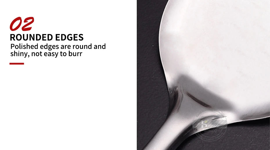 KONCO 6 Pieces Kictche Cooking Utensil Set Stainless Steel Cookware Set