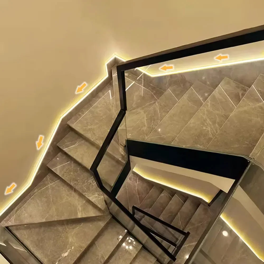 Flowing light strip LED Motion Sensor Light Indoor Under Bed Lights