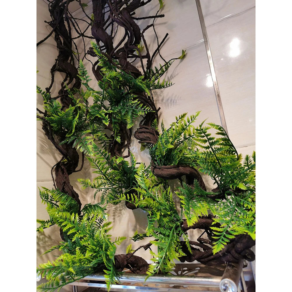 1.75 Meter Artificial Vine Green Leaf Simulation Rose Rattan Plant