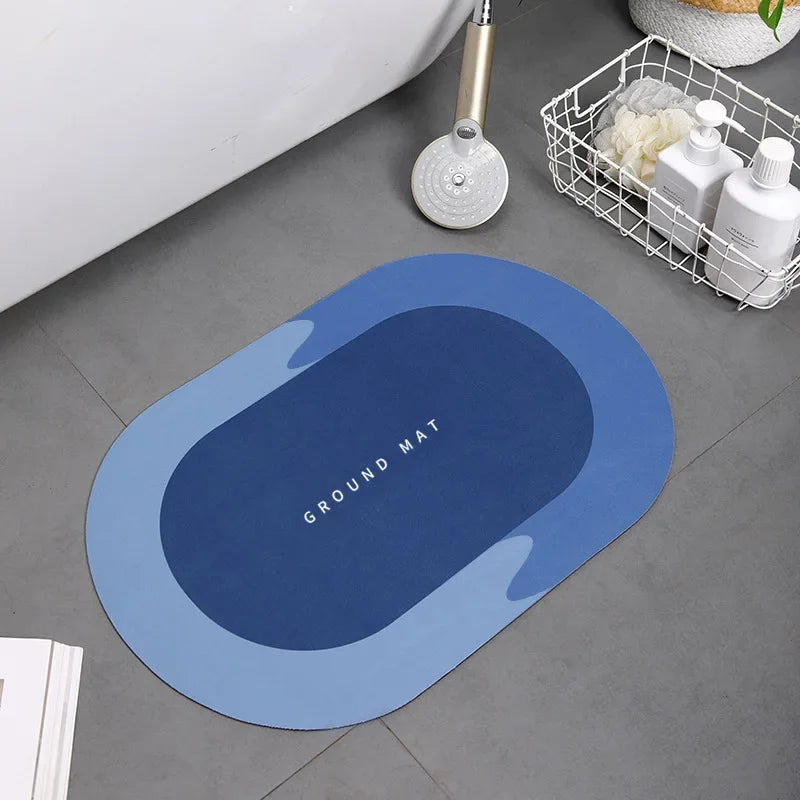 Bath Mat Super Absorbent Non Slip Bath Bathroom