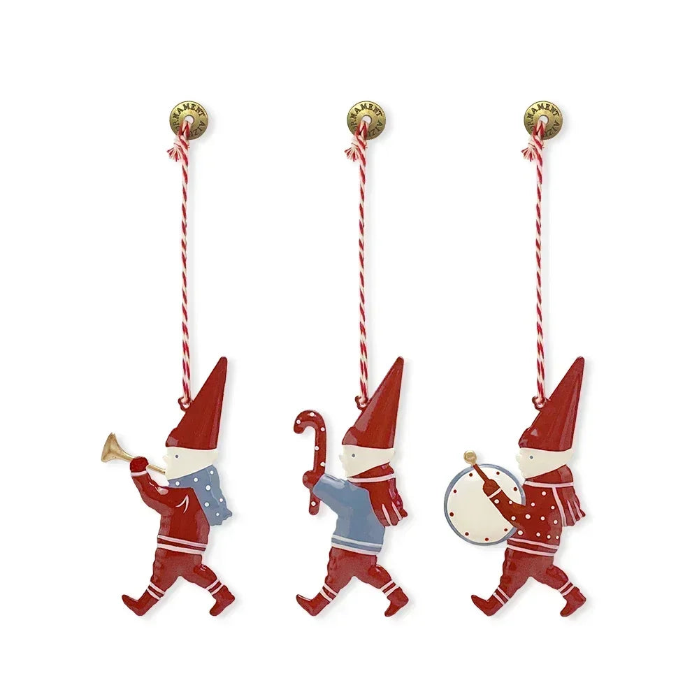 Christmas Party Nordic Christmas Decoration Metal Pendant Christmas Tree