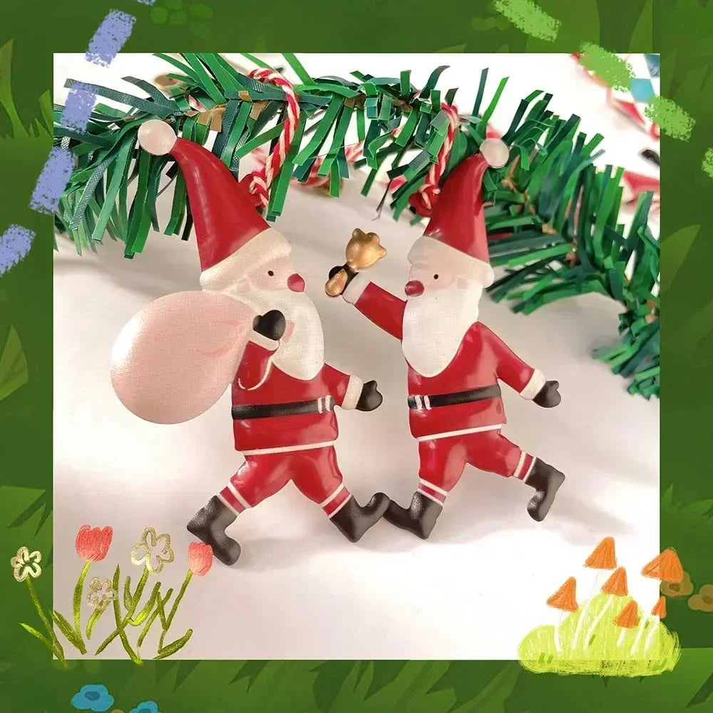 Christmas Party Nordic Christmas Decoration Metal Pendant Christmas Tree