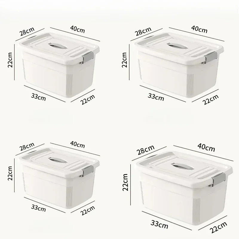 Dustproof Covered Storage Box Durable Large Plastic Storage Box