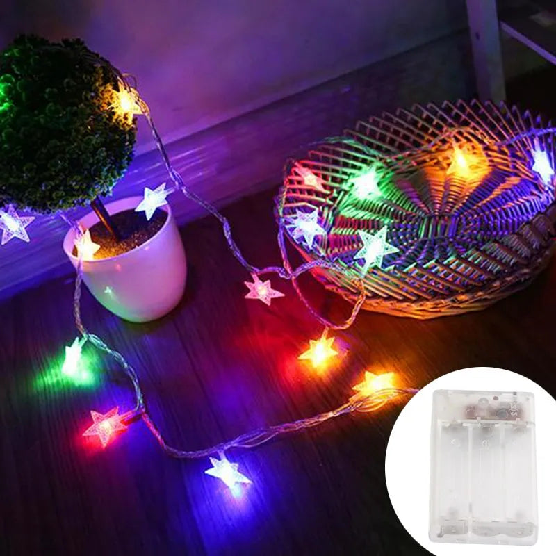 LED String Lights Outdoor Star Chain Lights
