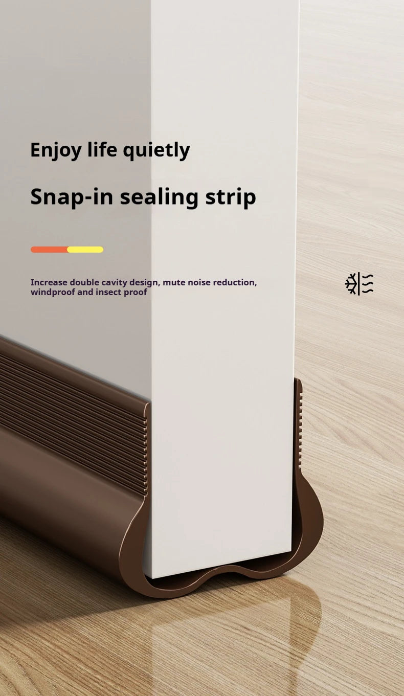 PVC Flexible Door Bottom seal Strip Weatherstrip Under Door Draft Stopper