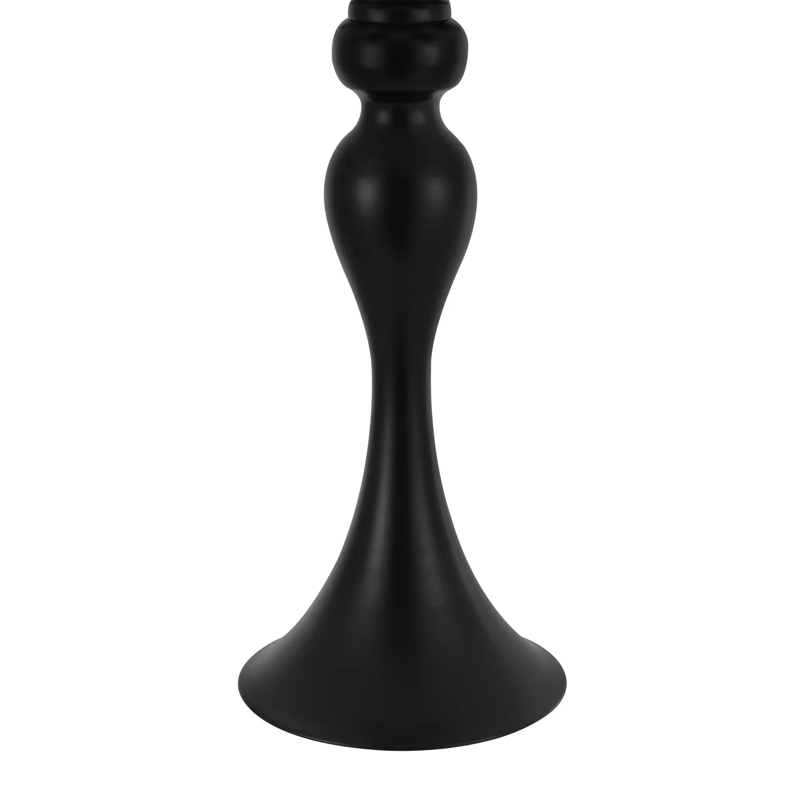 4Pcs 5-Arm Vintage Candle Holders 20in Black