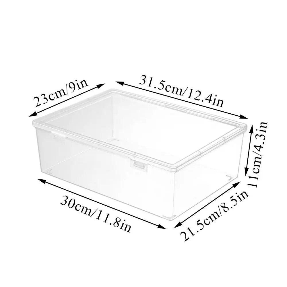 A4 Paper Desktop Storage Case Pencil Storage Box Large Capacity