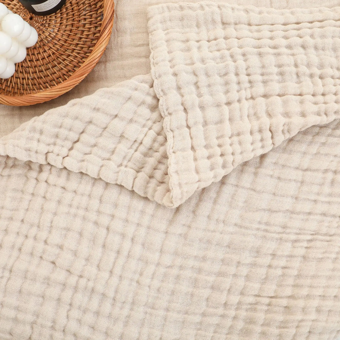 150X200cm Large Size Baby Blanket Cotton Gauze 6layer Muslin Blankets