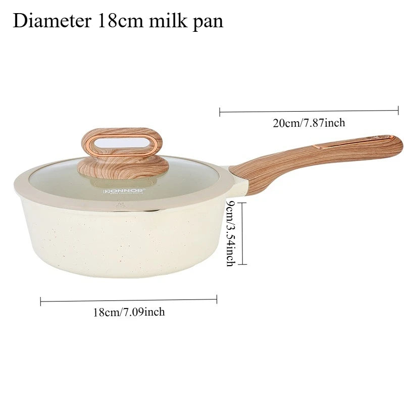 DONNOR Ceramic Cookware Sets Pots and Pans Set Nonstick