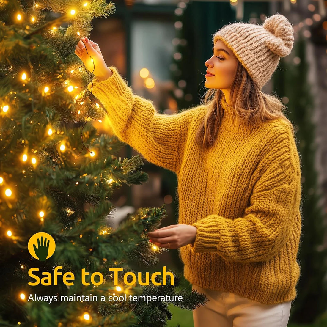 6M-75M LED Cluster Firecracker String Lights Christmas Fairy Lights