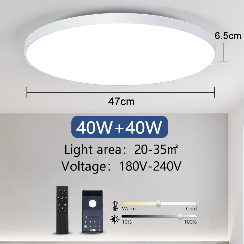 MARPOU Big Size Smart ceiling lamp led lamp for bedroom